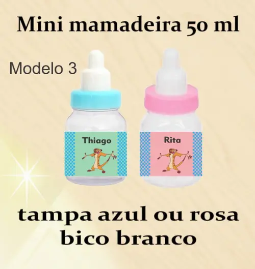 Mini Mamadeira-timão