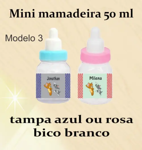 Mini Mamadeira-tom e Jerry