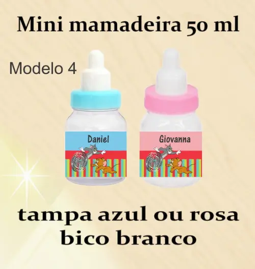 Mini Mamadeira-tom e Jerry