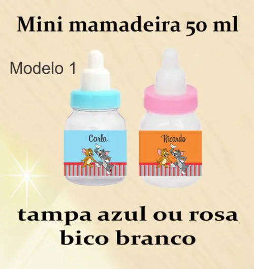 Mini Mamadeira-tom e Jerry