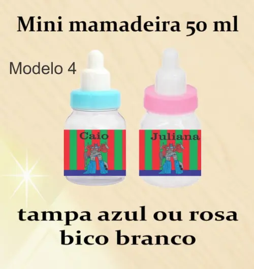 Mini Mamadeira-transformers