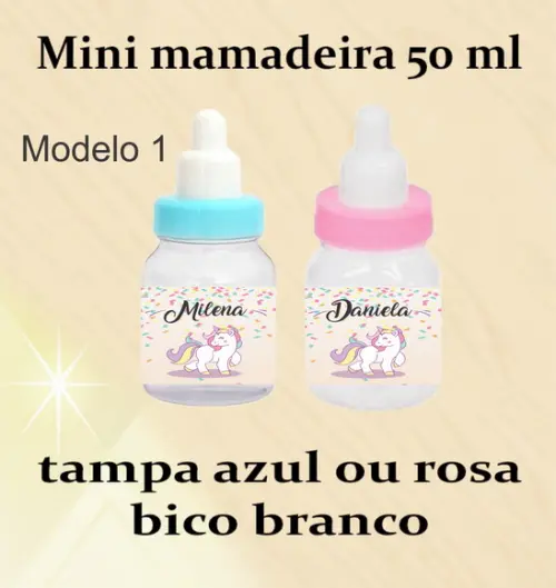 Mini Mamadeira-unicórnio