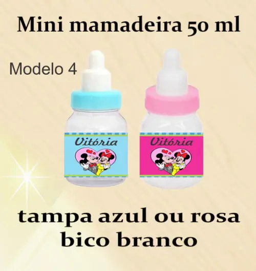Mini Mamadeira-turma do Mickey
