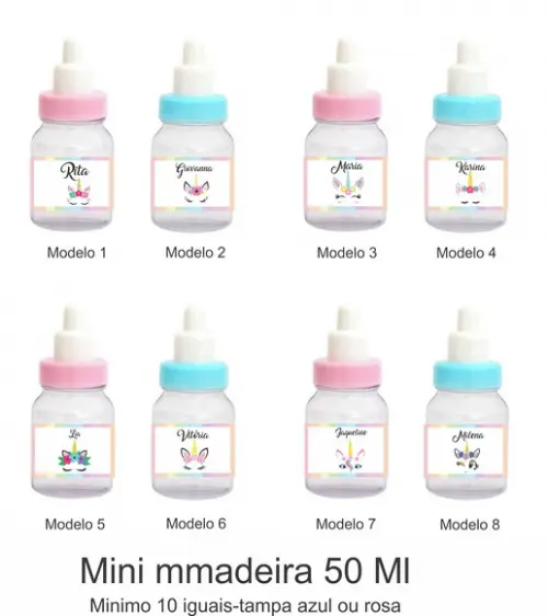 Mini Mamadeira-unicórnio