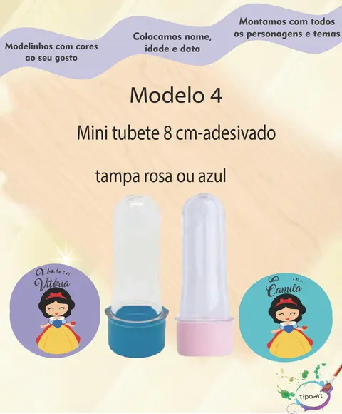 Mini Tubete -branca de Neve