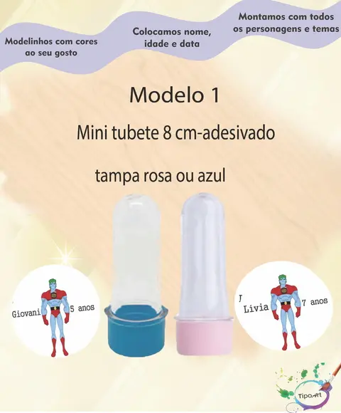 Mini Tubete -capitão Planeta