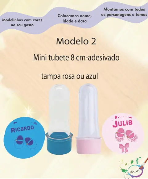 Mini Tubete -chá de Bêbe