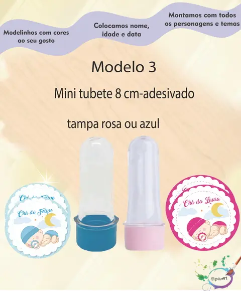 Mini Tubete -chá de Bêbe