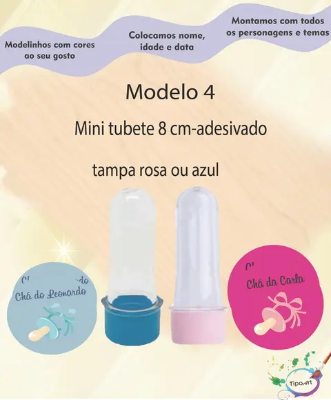 Mini Tubete -chá de Bêbe
