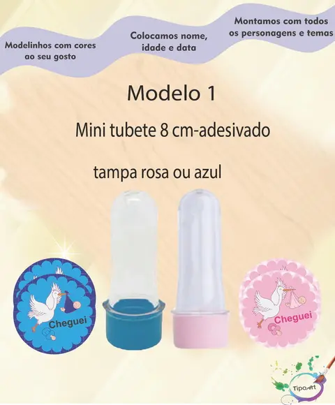 Mini Tubete -chá de Bêbe