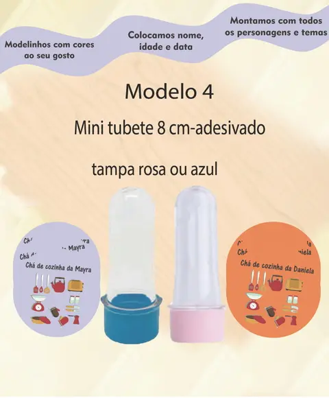 Mini Tubete -chá de Cozinha