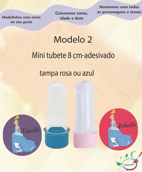 Mini Tubete -cinderela