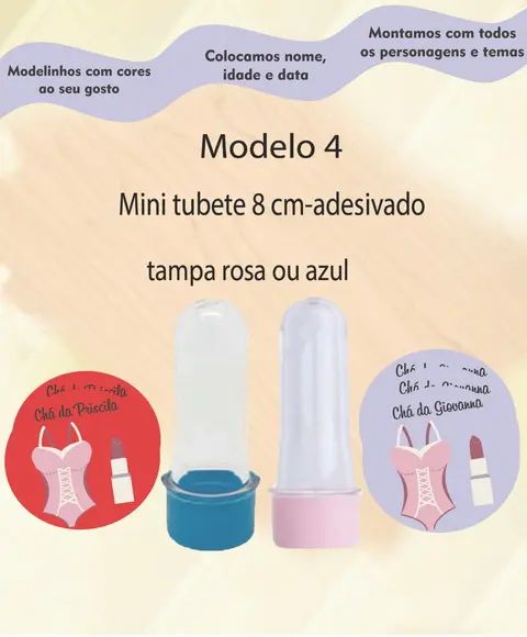 Mini Tubete -chá de Lingerie#1