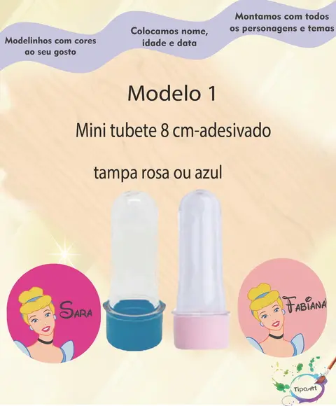 Mini Tubete -cinderela