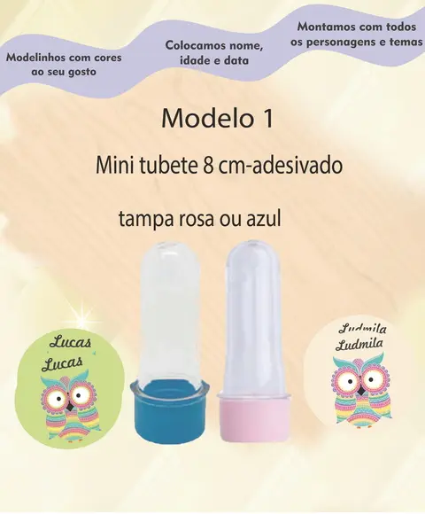 Mini Tubete -coruja