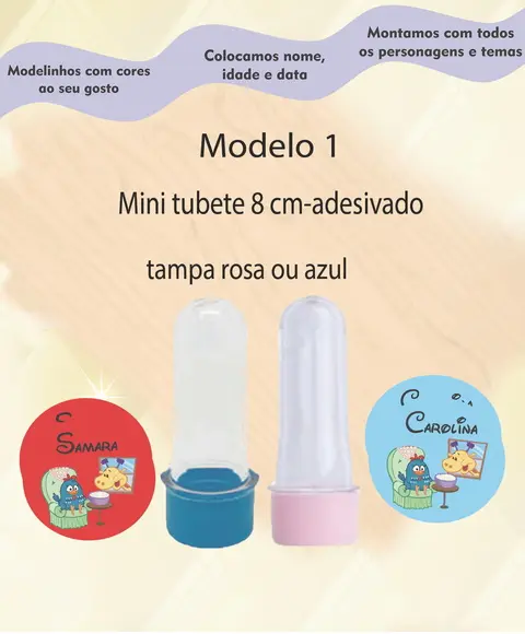 Mini Tubete -galinha Pintadinha