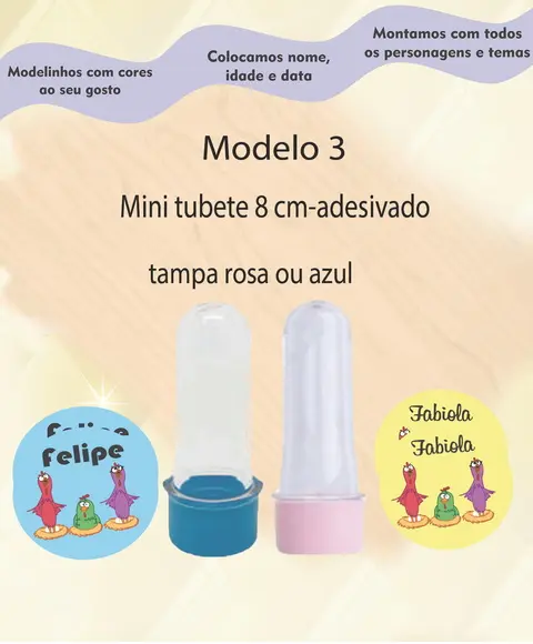 Mini Tubete -galinha Pintadinha