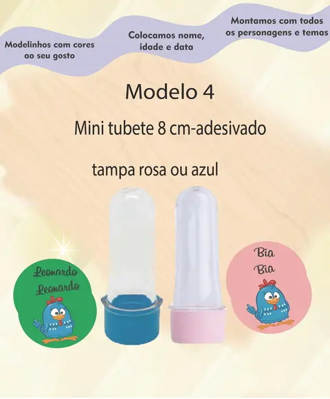 Mini Tubete -galinha Pintadinha