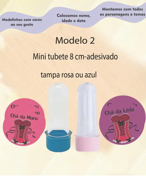 Mini Tubete -chá de Lingerie#1