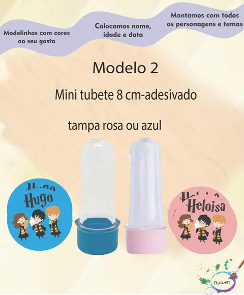 Mini Tubete -harry Potter-modelo 1