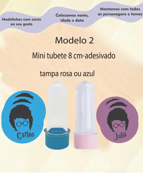 Mini Tubete -harry Potter-modelo 2