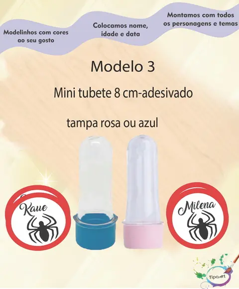 Mini Tubete -homem Aranha