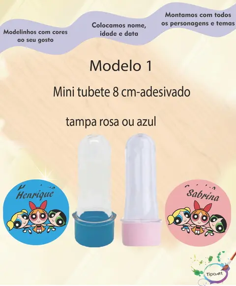 Mini Tubete -meninas Poderosas