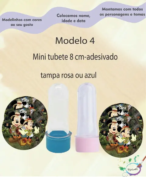 Mini Tubete -mickey Safari