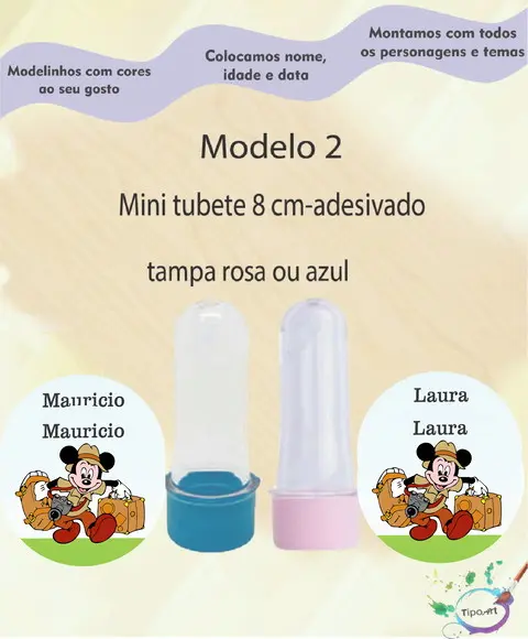 Mini Tubete -mickey Safari