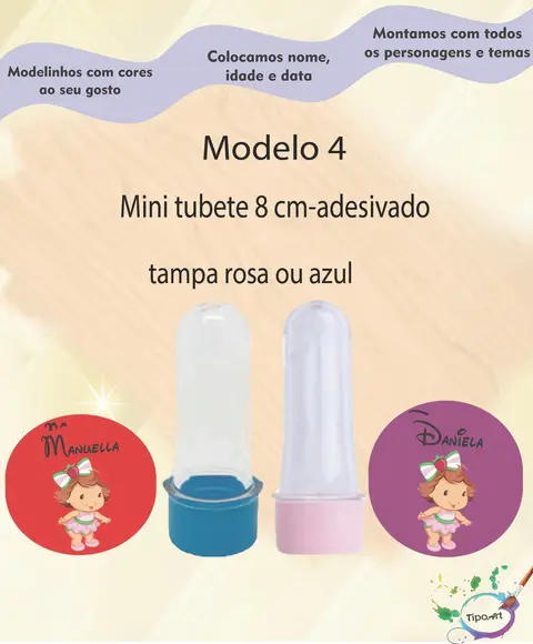 Mini Tubete -moranguinho
