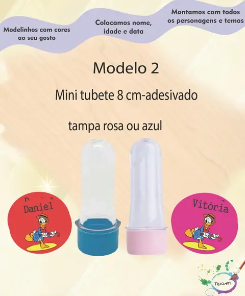 Mini Tubete -pato Donald