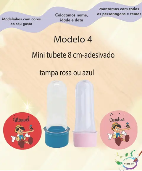 Mini Tubete -pinóquio
