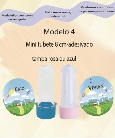 Mini Tubete -pipa e Catavento