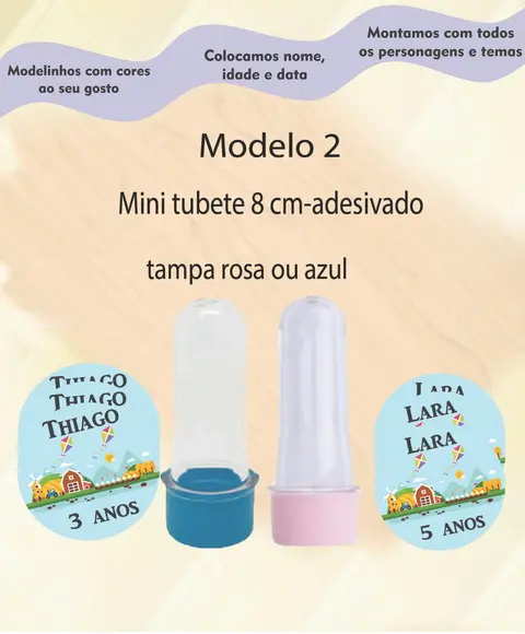 Mini Tubete -pipa e Catavento