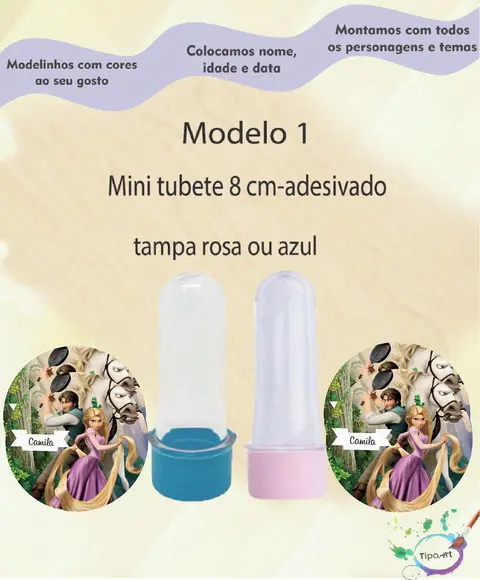 Mini Tubete -rapunzel