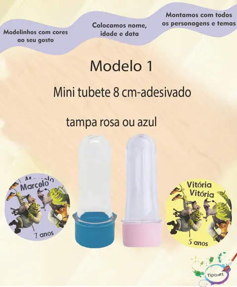 Mini Tubete -shrek