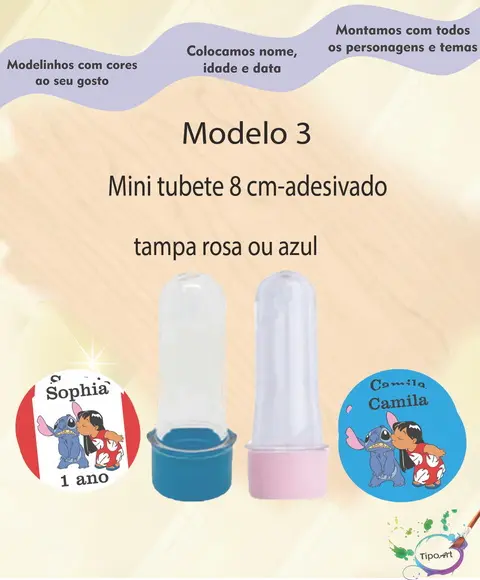 Mini Tubete -stitch e Lilo