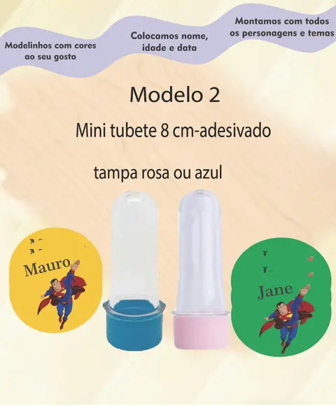 Mini Tubete -super Homem