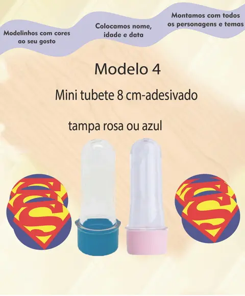 Mini Tubete -super Homem