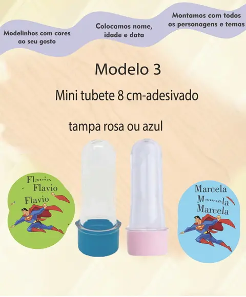 Mini Tubete -super Homem