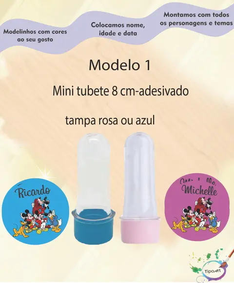 Mini Tubete -turma do Mickey