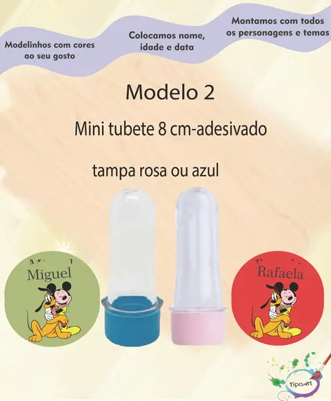 Mini Tubete -turma do Mickey