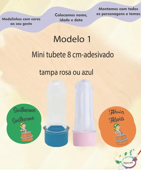 Mini Tubete -turma do Chaves