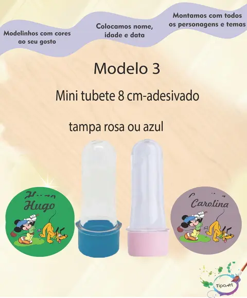 Mini Tubete -turma do Mickey