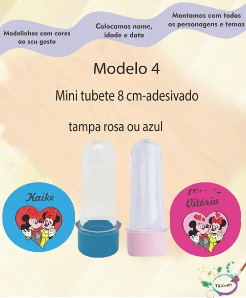 Mini Tubete -turma do Mickey