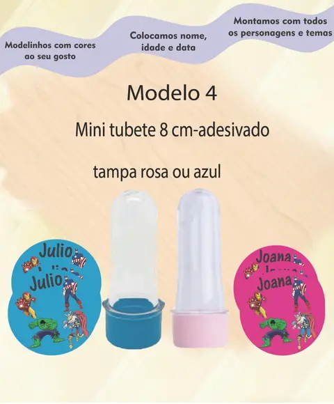 Mini Tubete -vingadores