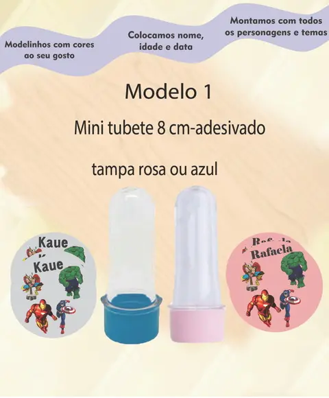 Mini Tubete -vingadores