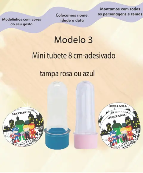 Mini Tubete -vingadores