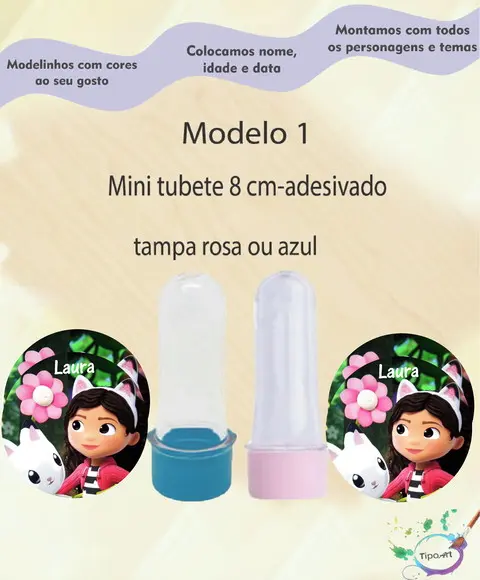 Mini Tubete 8 cm