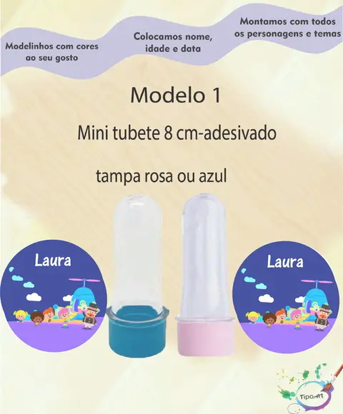 Mini Tubete 8 cm